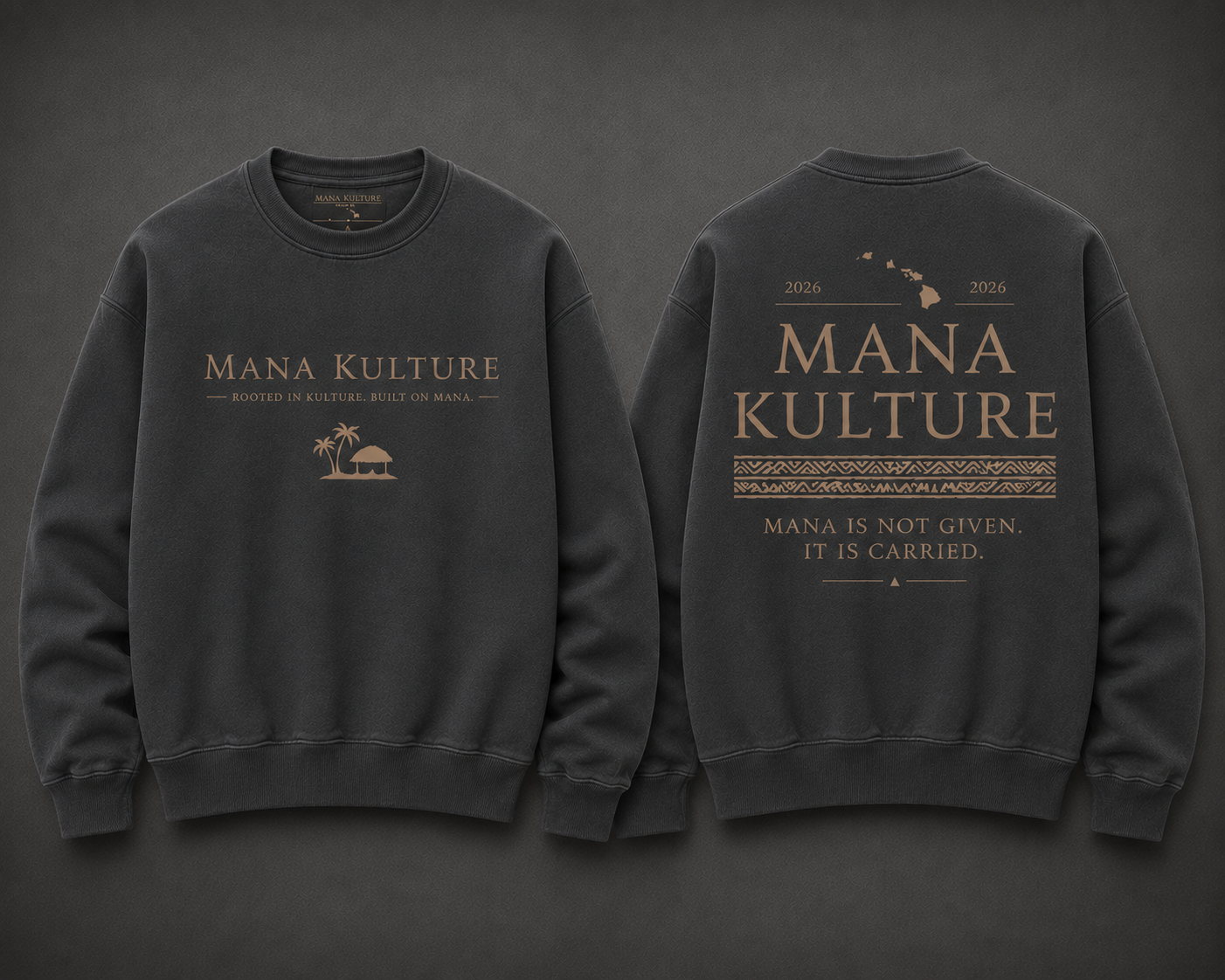 Mana Kulture “Carried” Signature Crewneck
