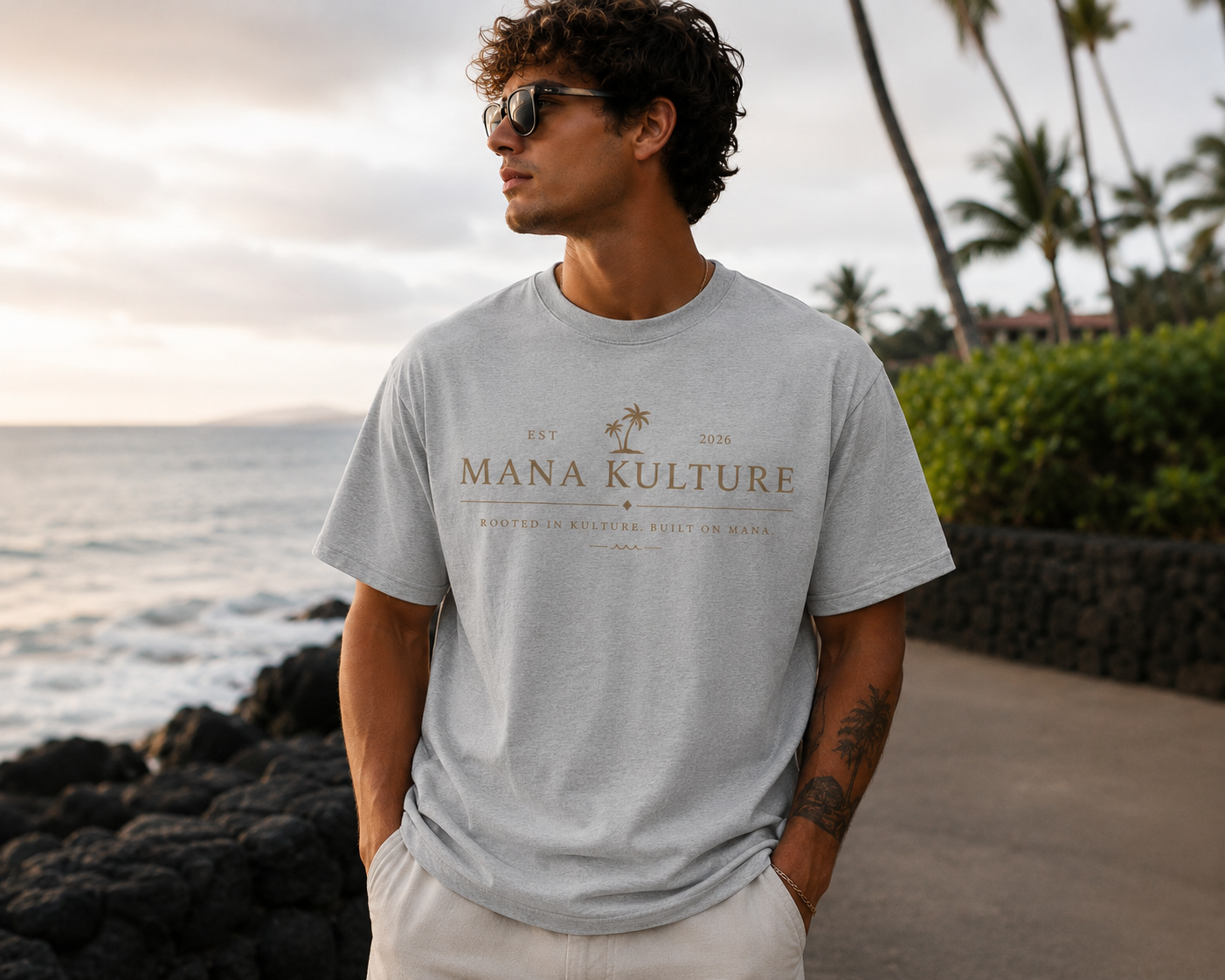 Mana Kulture Signature Logo Tee