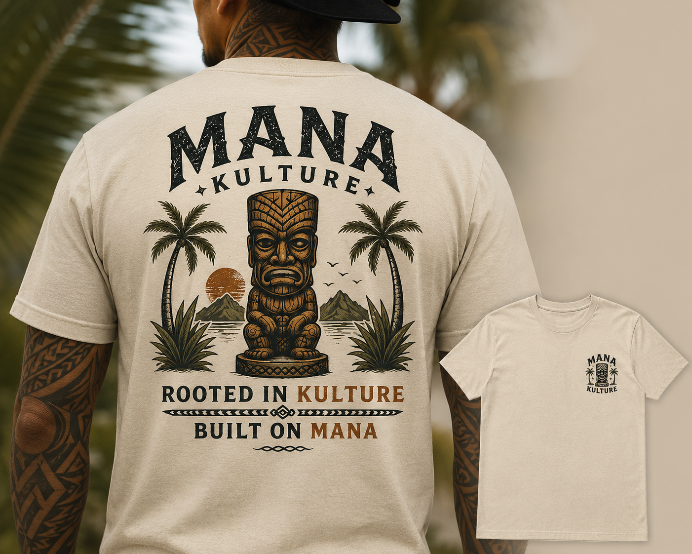 Rooted in Kulture Tiki Tee