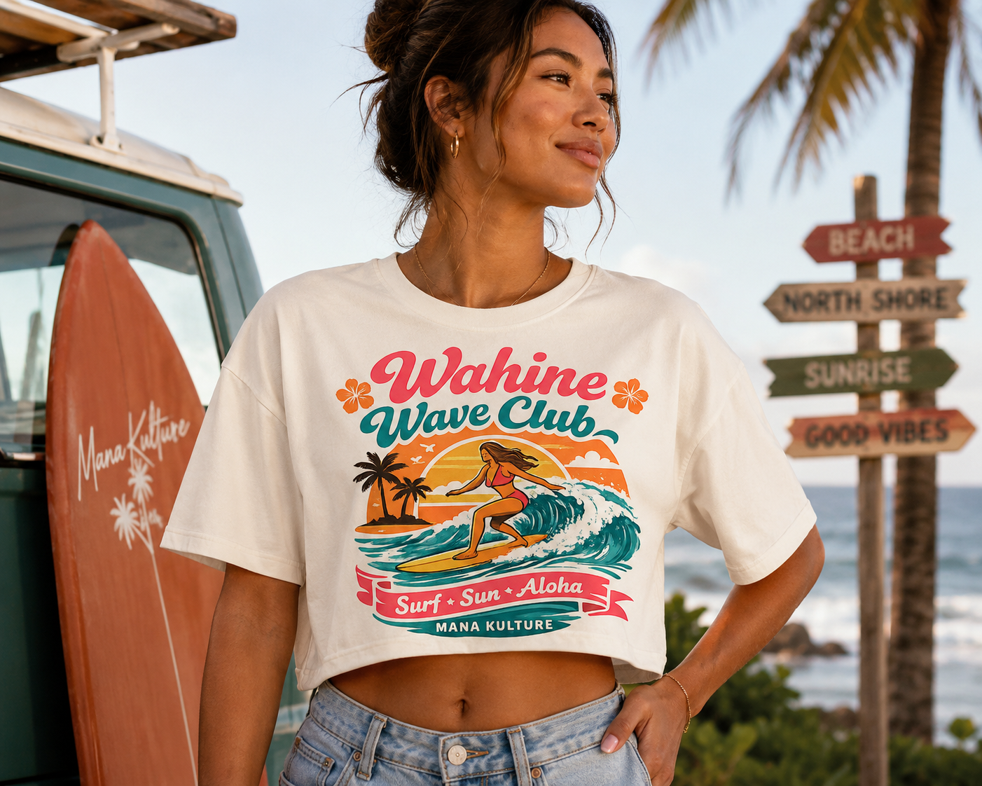 Wahine Wave Club Tee